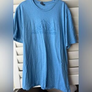 District -XL - New Without Tags - “Find Your Path”  Men's Blue Graphic Tee